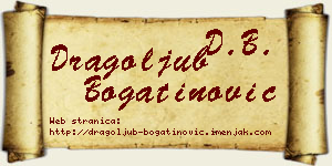 Dragoljub Bogatinović vizit kartica